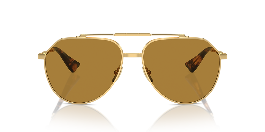 Dolce&Gabbana DG2302 XL (60 - 15) with Brown lenses and Gold frame