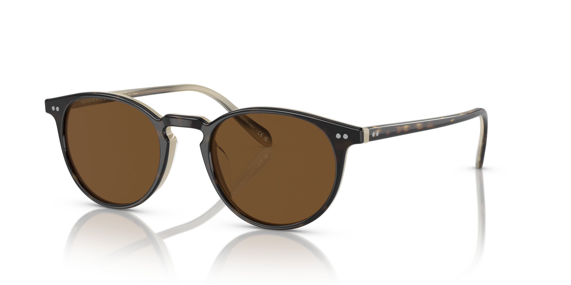Oliver Peoples OV5004SU Riley Sun S (49 - 20) with Brown lenses