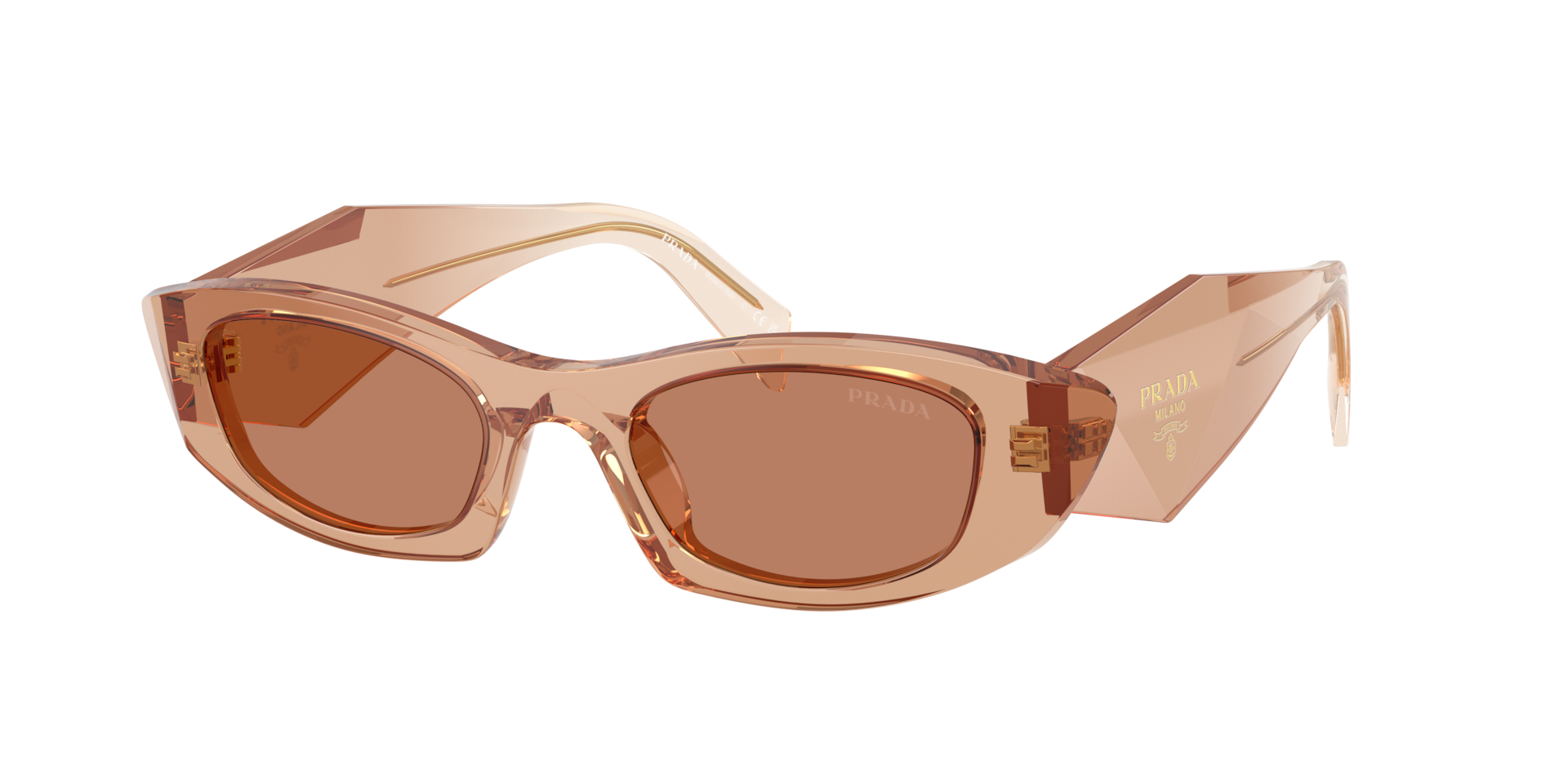 Prada Woman Sunglass PR B16S -  Frame color: Chocolate, Lens color: Brown