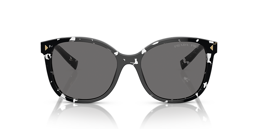 Prada PR 22ZS S (53 - 17) with Transparent lenses and Black frame