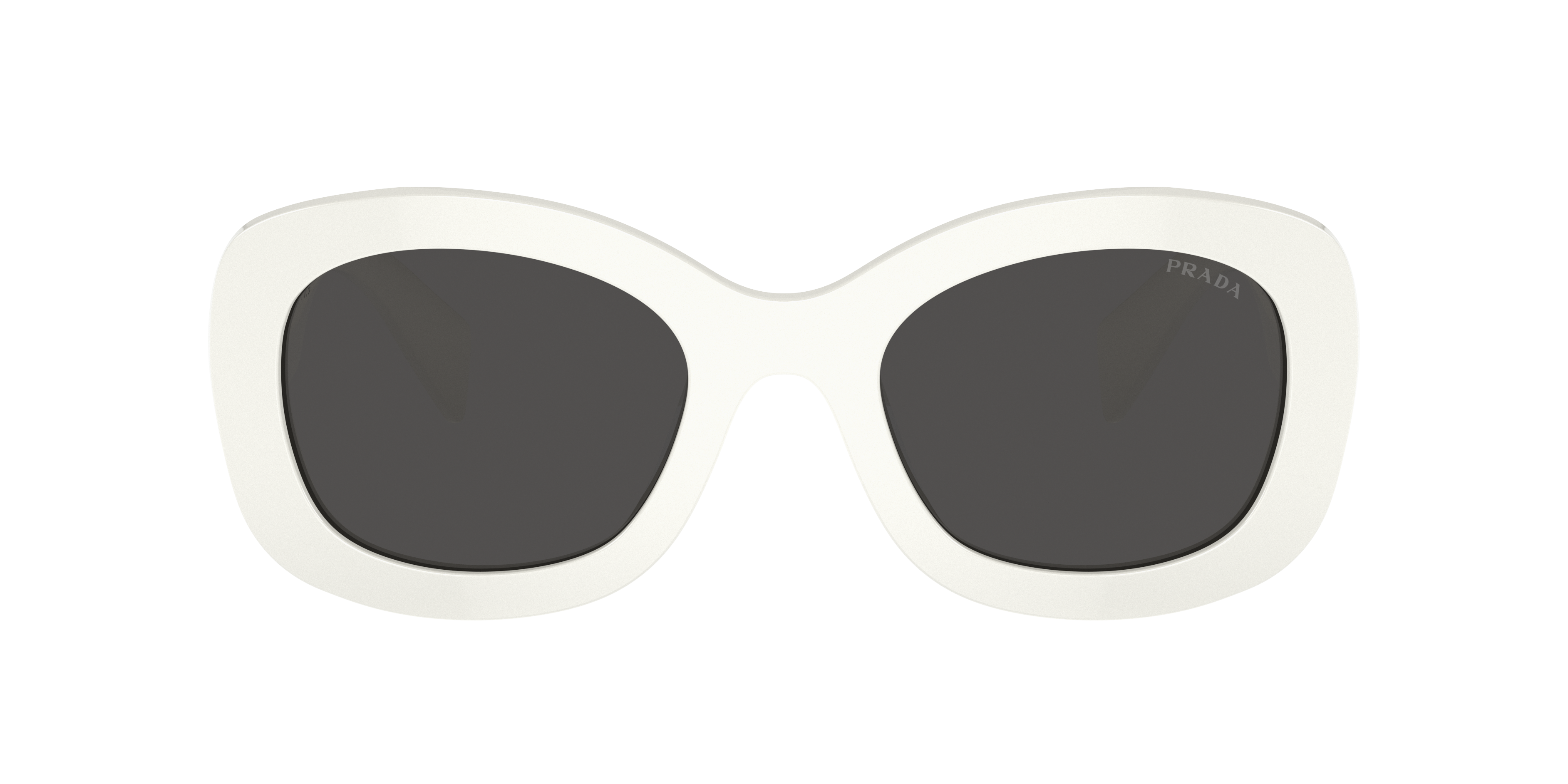 Prada PR A13S L (54 - 23) with Grey lenses and White frame