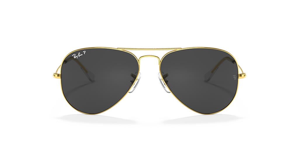 希少B&L米国製◆レイバン アビエーター58□14 純正ケース付 Ray-Ban Aviator Classic XL (58 - 14) with Black lenses and Gold