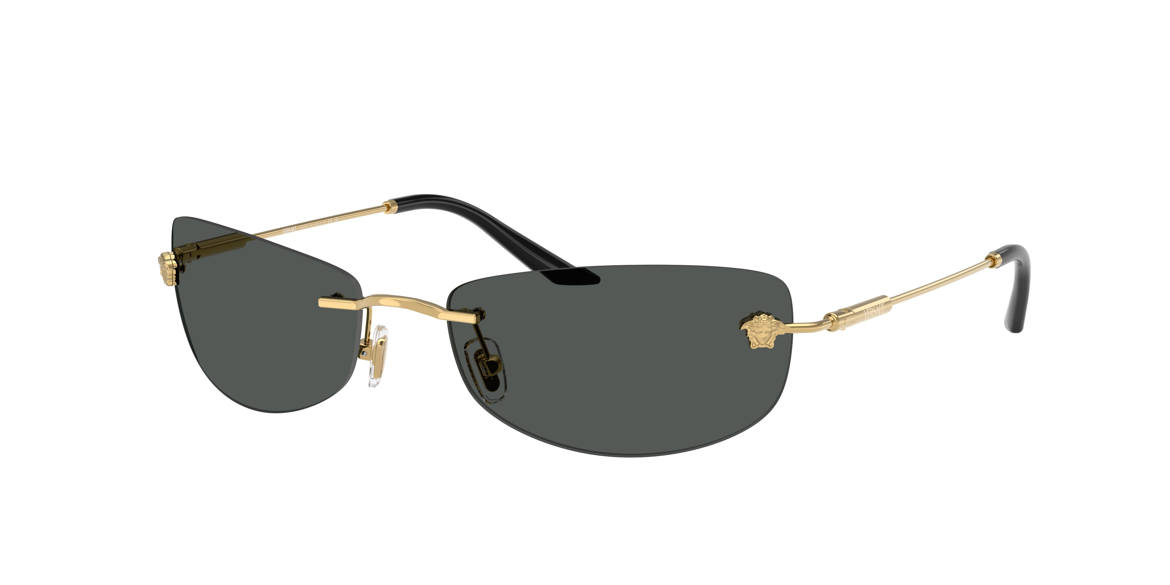 Versace VE2279 XL (60 - 18) with Grey lenses and Gold frame