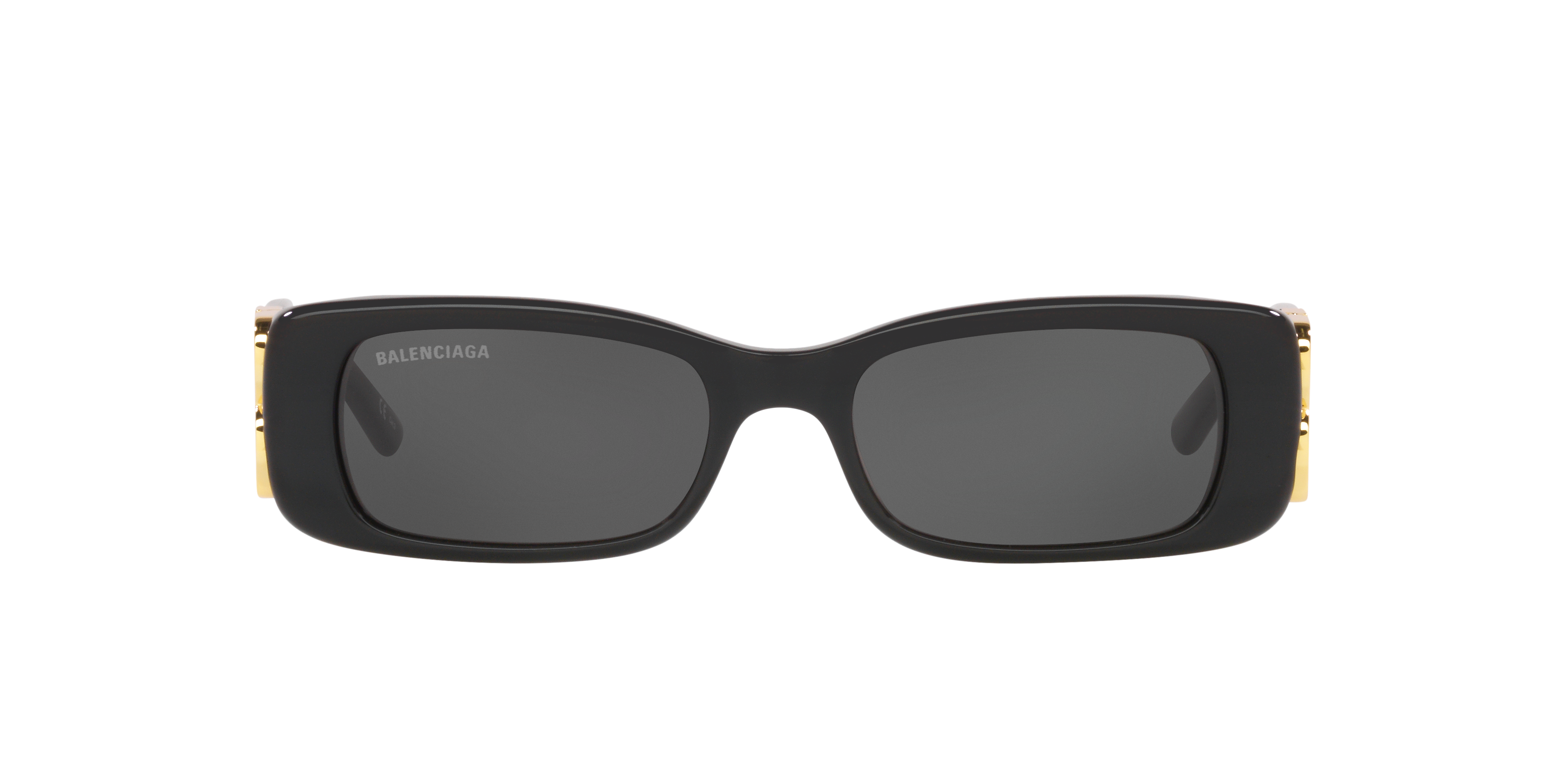 Balenciaga BB0096S XS (51 - 18) with Grey lenses and Black frame