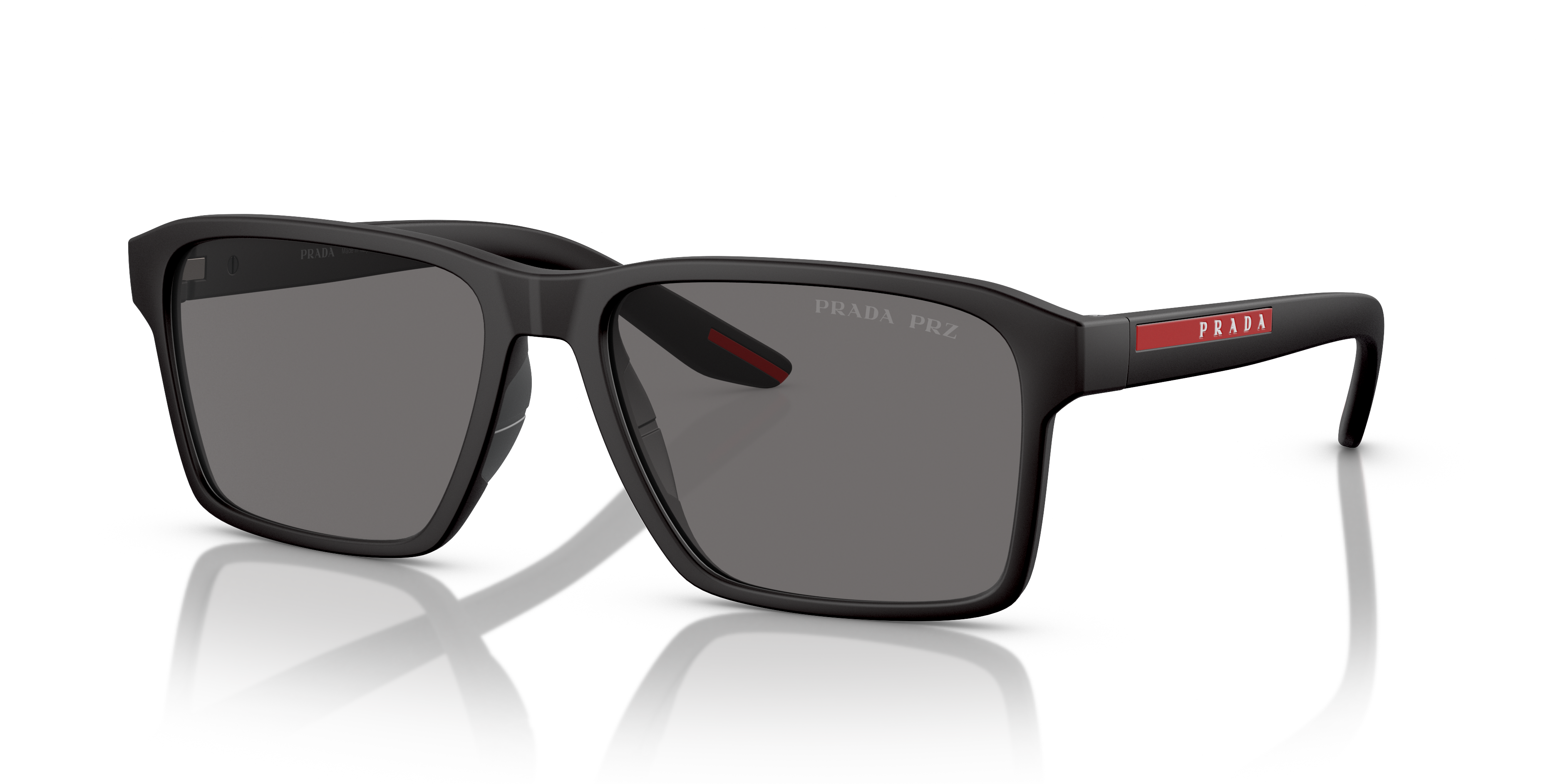 Prada Linea Rossa PS 05YS XXL (58 - 17) with Grey lenses and Black