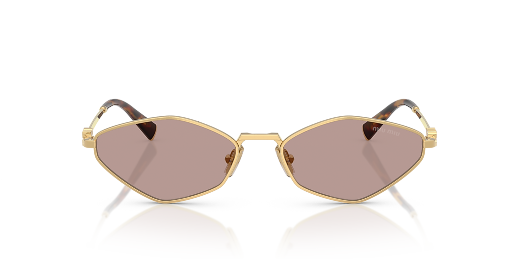 Miu Miu MU 56ZS L (56 - 17) with Violet lenses and Gold frame