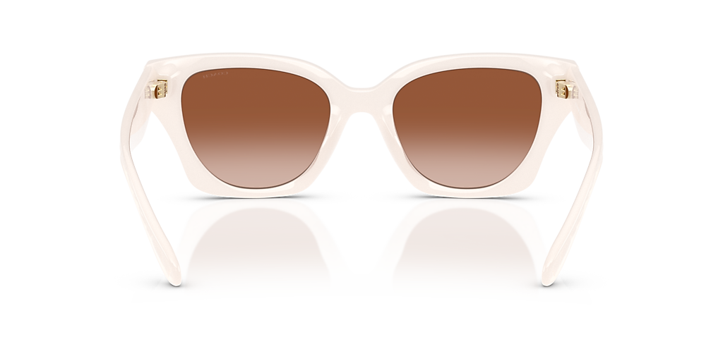 Coach CAD18 L (53 - 20) with Brown lenses and White frame