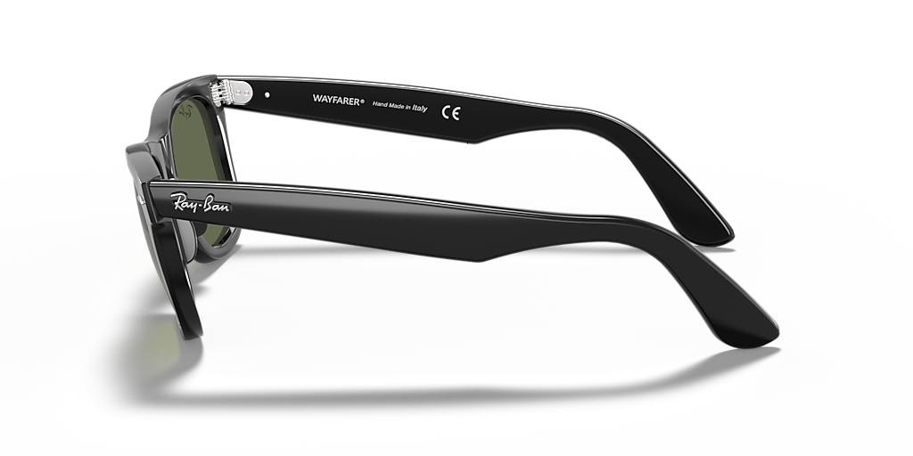 Ray-Ban Original Wayfarer Classic L (52 - 22) with Green lenses