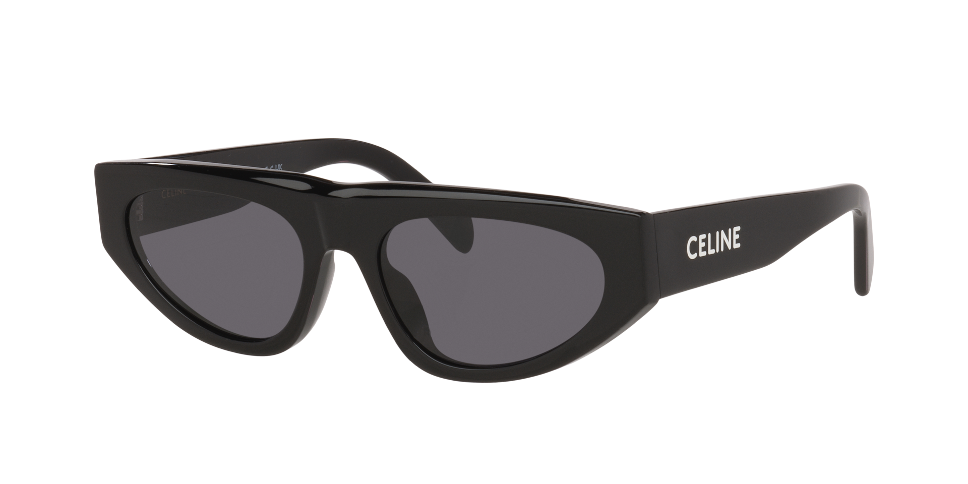 Celine Unisex Sunglass Monochroms CL40315U - Couleur du Monture: Noir, Couleur de Lentille: Gris