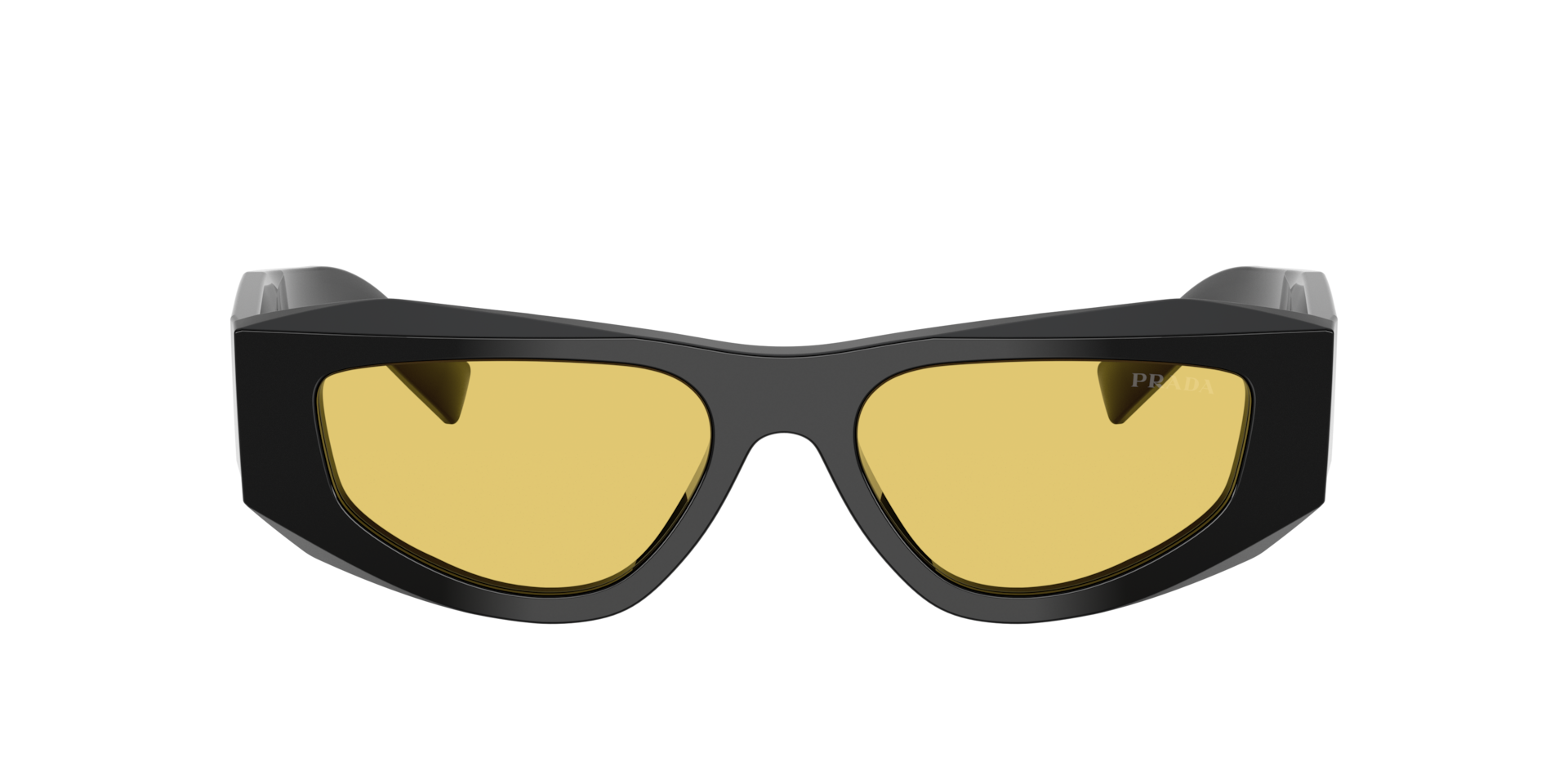 Prada PR B19SF M (53 - 17) with Yellow lenses and Black frame
