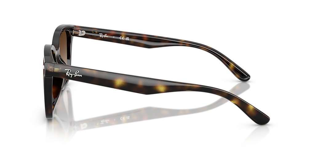 Ray-Ban RB4461D L (64 - 17) with Brown lenses and Tortoise frame