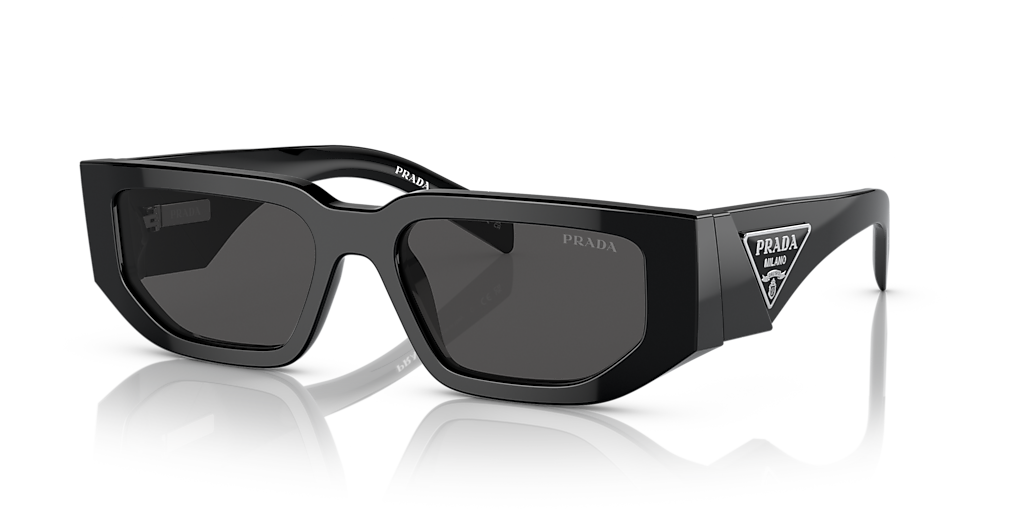 Prada PR 09ZSF L (55 - 17) with Grey lenses and Black frame