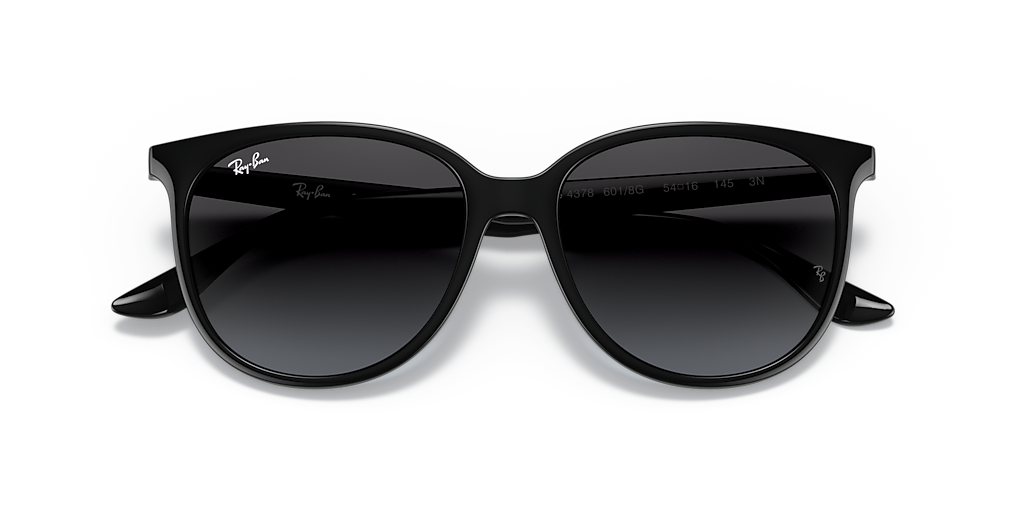 Ray-Ban RB4378 S (54 - 16) with Grey lenses and Black frame