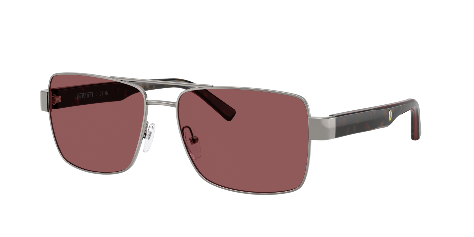Ferrari Scuderia Grey/Red Fz5005 104/1E Man Sunglasses Metal Squa Normal - Image 3