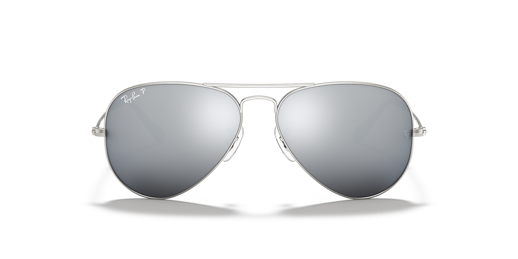Ray-Ban Aviator Mirror XL (58 - 14) with Classic lenses and Silver