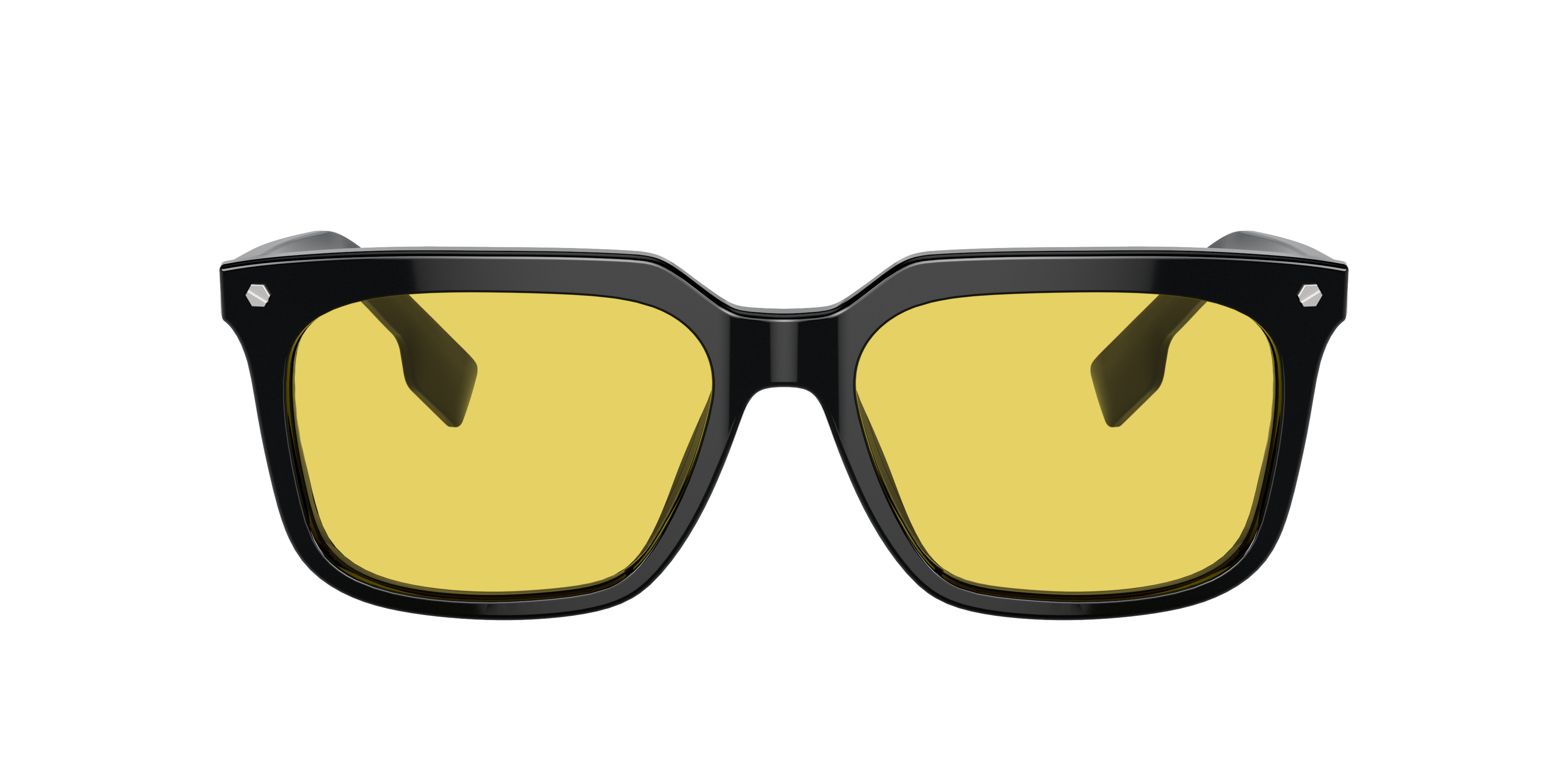 Burberry BE4337F Carnaby L (56 - 17) with Yellow lenses and Black
