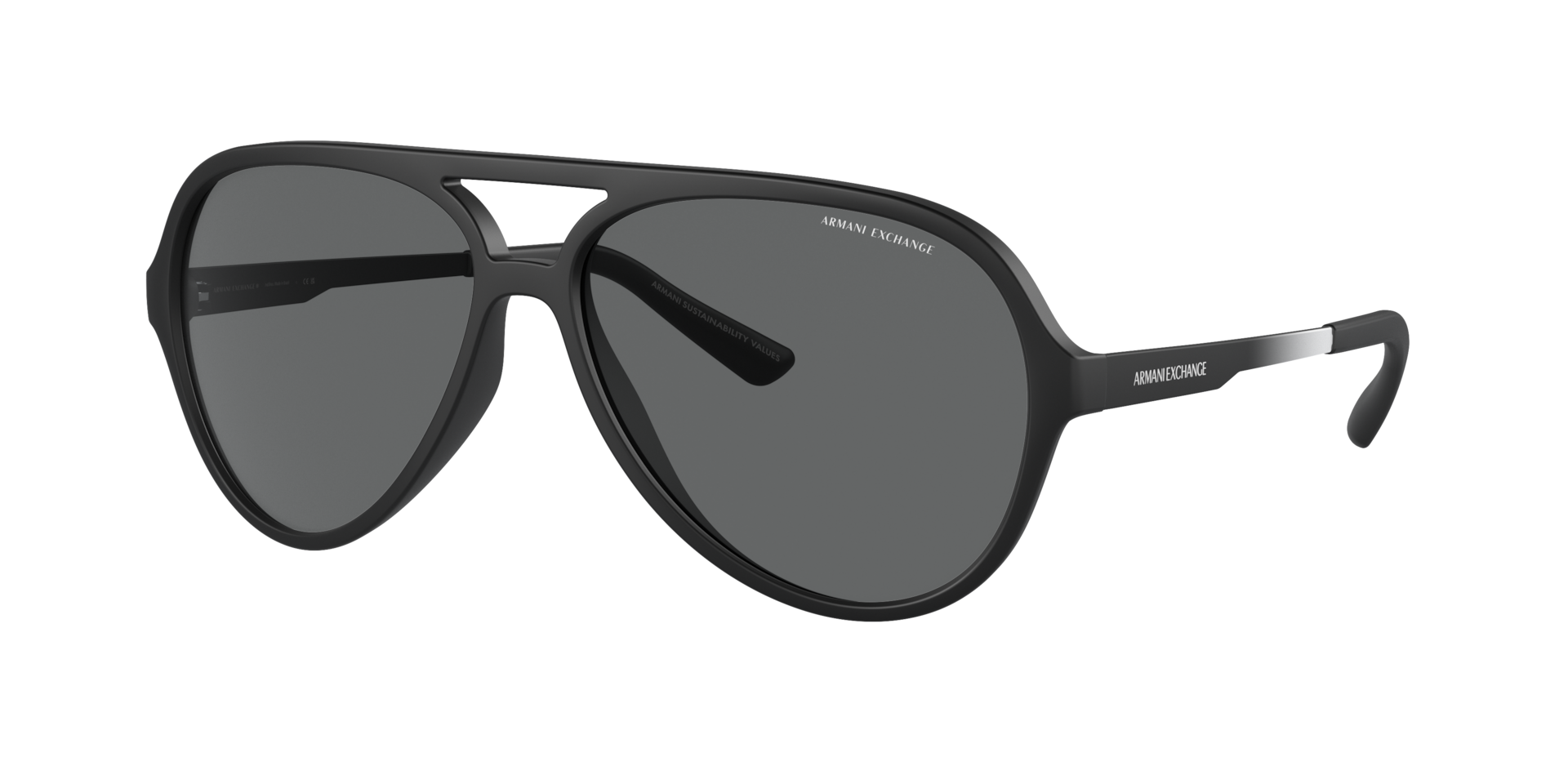 Armani Exchange AX4133S XL (60 - 14) com Lentes Cinza e Armação
