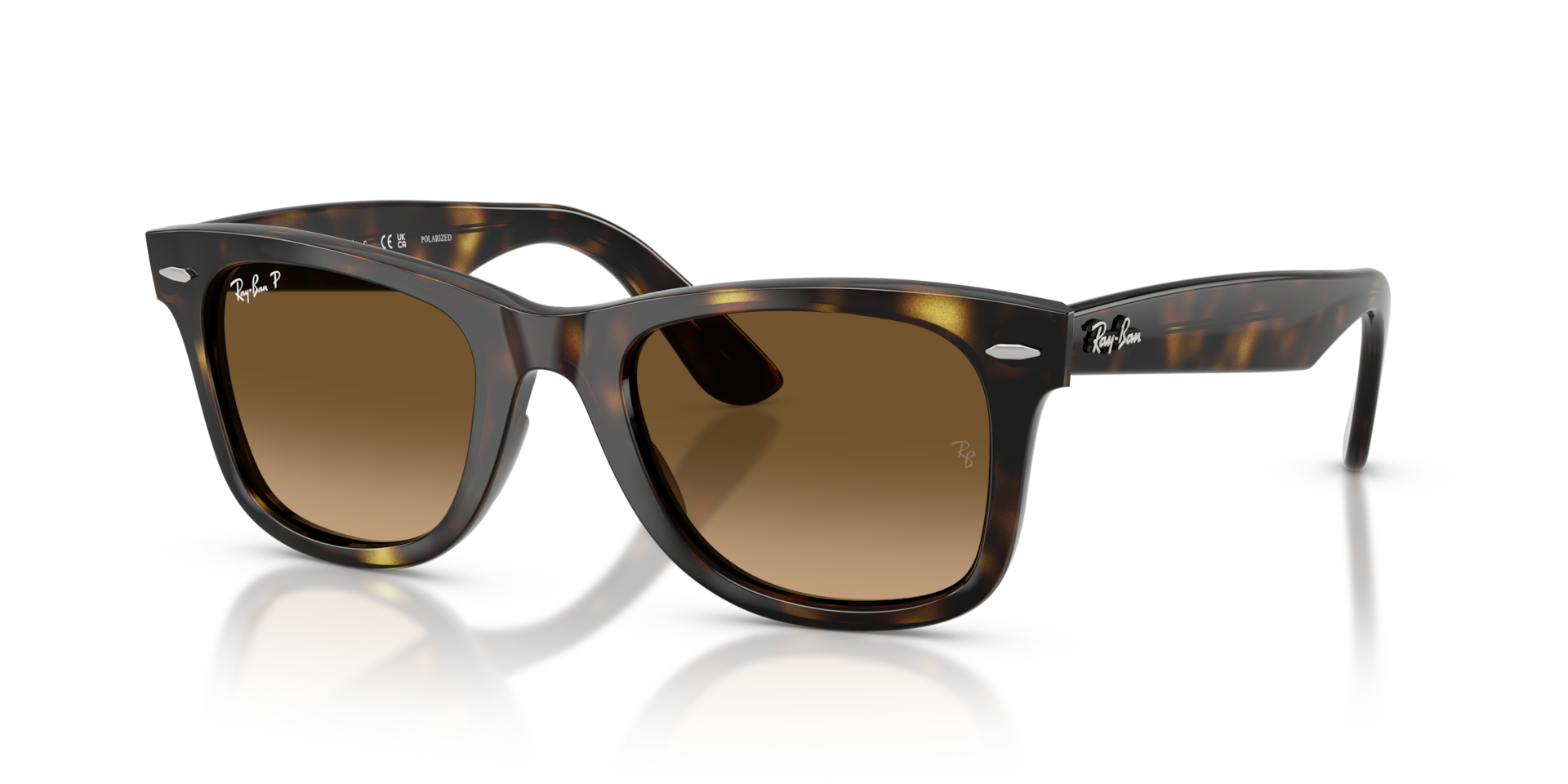 Ray-Ban Wayfarer Ease M (50 - 22) with Brown lenses and Tortoise