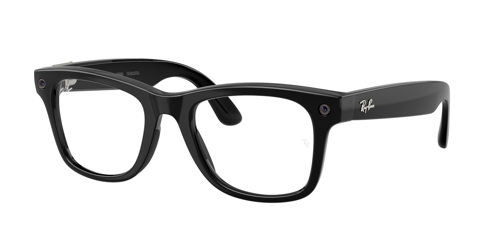 RayBan Unisex RayBan Meta Gen 3 Wayfarer Frame color Black Lens color ClearGrey