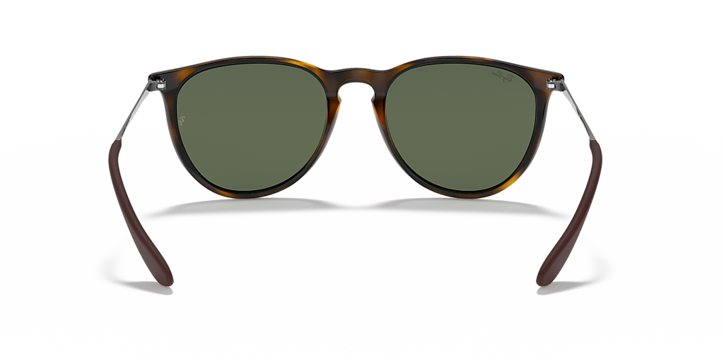 アイコニック Ray-Banサングラス Ray-Ban Erika Classic M (54 - 18) with Green lenses and Tortoise