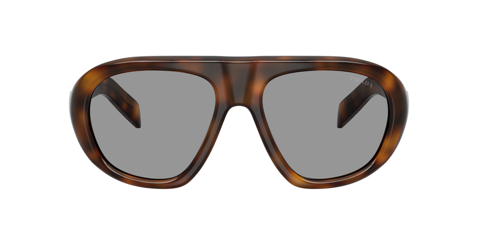 Prada PR C05S L (57 - 18) with Grey lenses and Tortoise frame