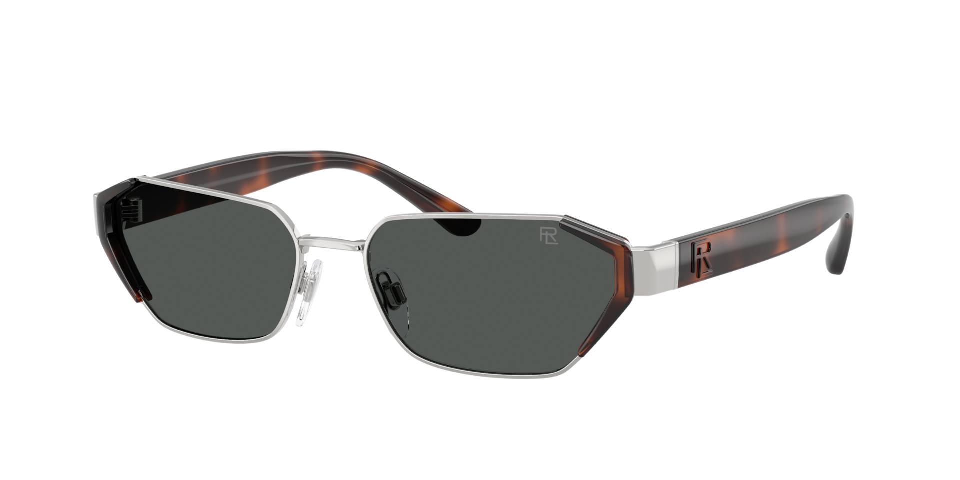 Ralph Lauren Woman Sunglass RL7094 -  Frame color: Shiny Silver, Lens color: Dark Grey