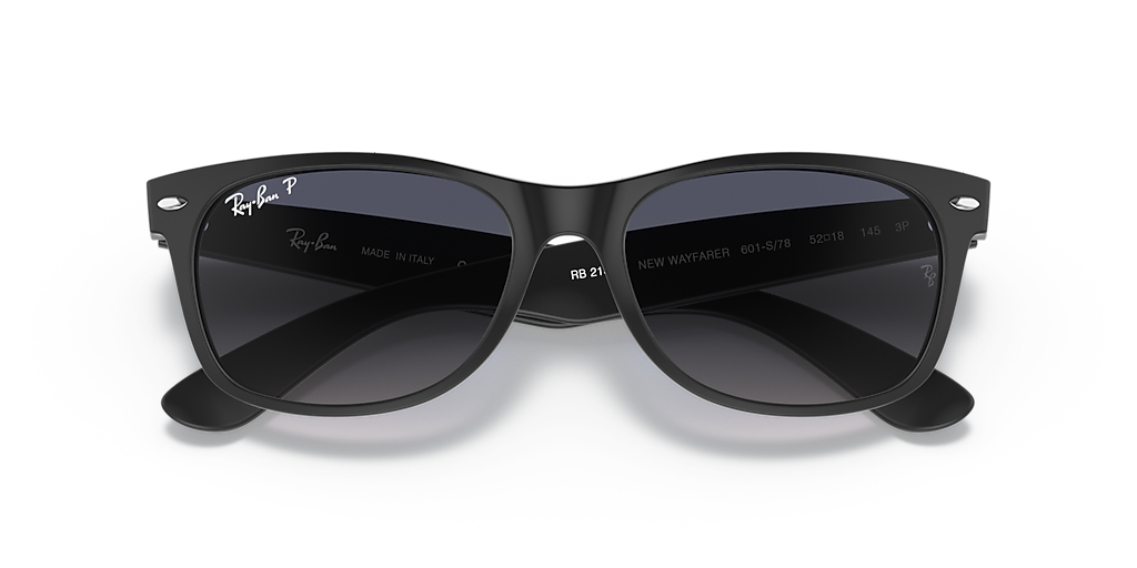 Ray-Ban New Wayfarer Classic M (55 - 18) with Blue lenses and