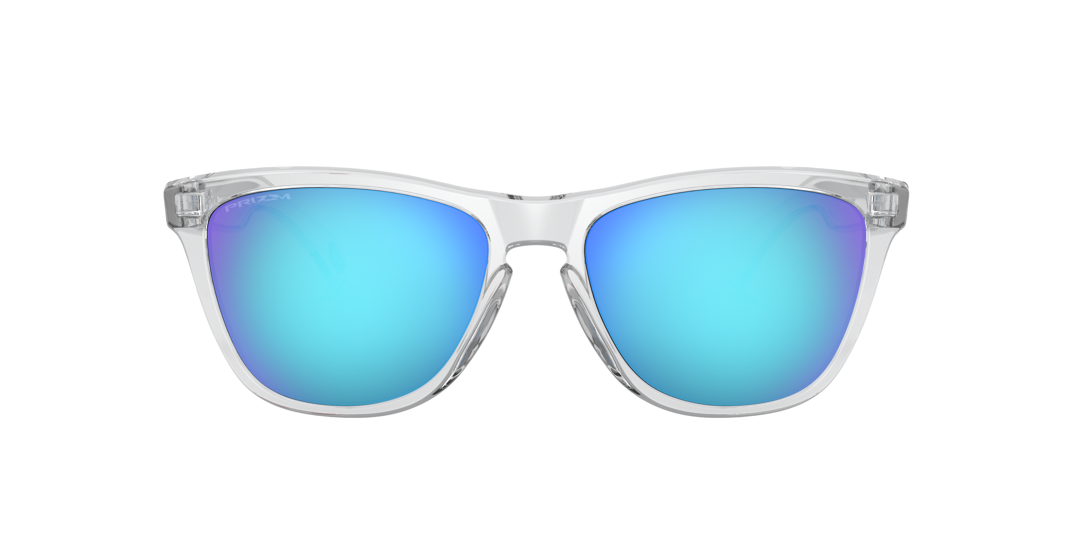 Oakley Frogskins™ (Low Bridge Fit) XL (54 - 17) with Blue lenses