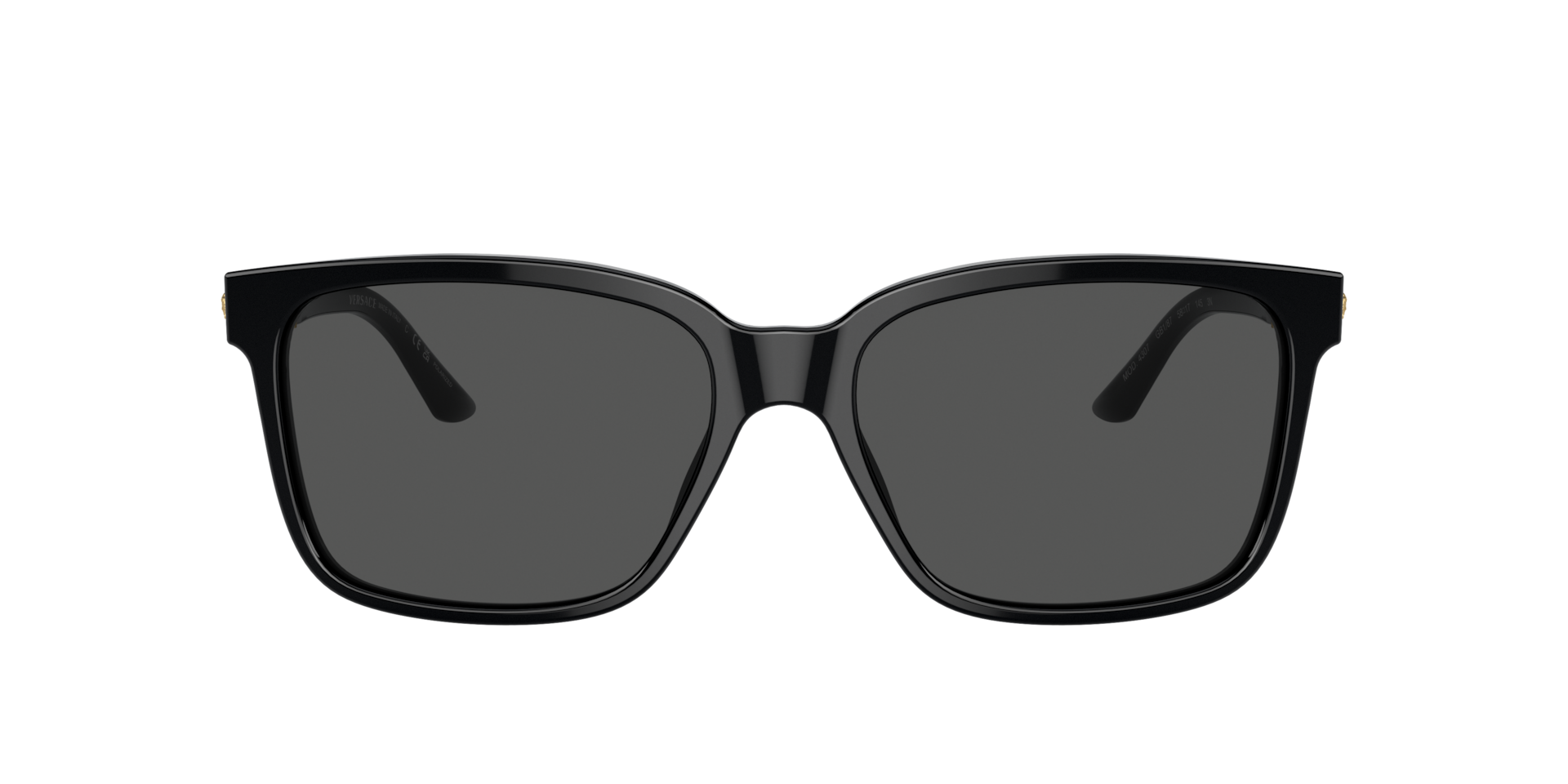 Versace VE4307 L (58 - 17) with Grey lenses and Black frame