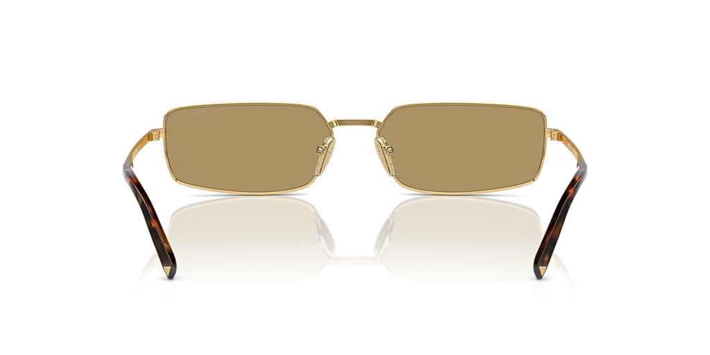 Prada PR A60S XL (59 - 16) with Green lenses and Gold frame