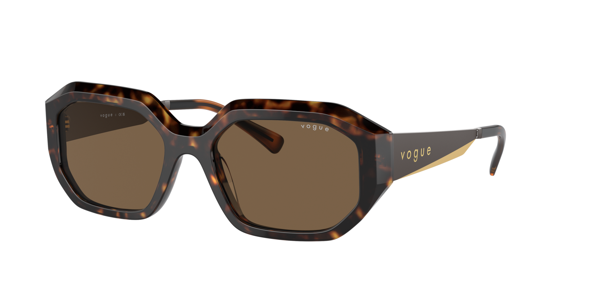 Vogue Eyewear Woman Sunglass VO5554S -  Frame color: Dark Havana, Lens color: Dark Brown