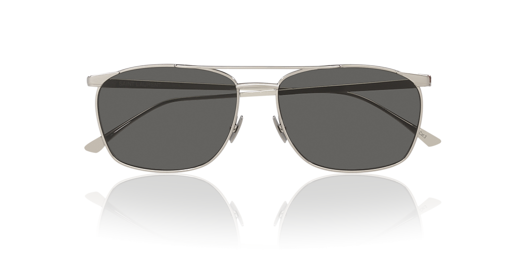 Saint Laurent SL 796 M (57 - 15) with Grey lenses and Silver frame