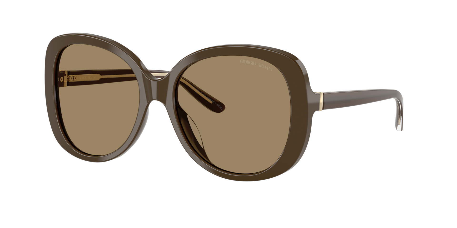 Giorgio Armani Woman Sunglass AR8229U -  Frame color: Brown, Lens color: Brown