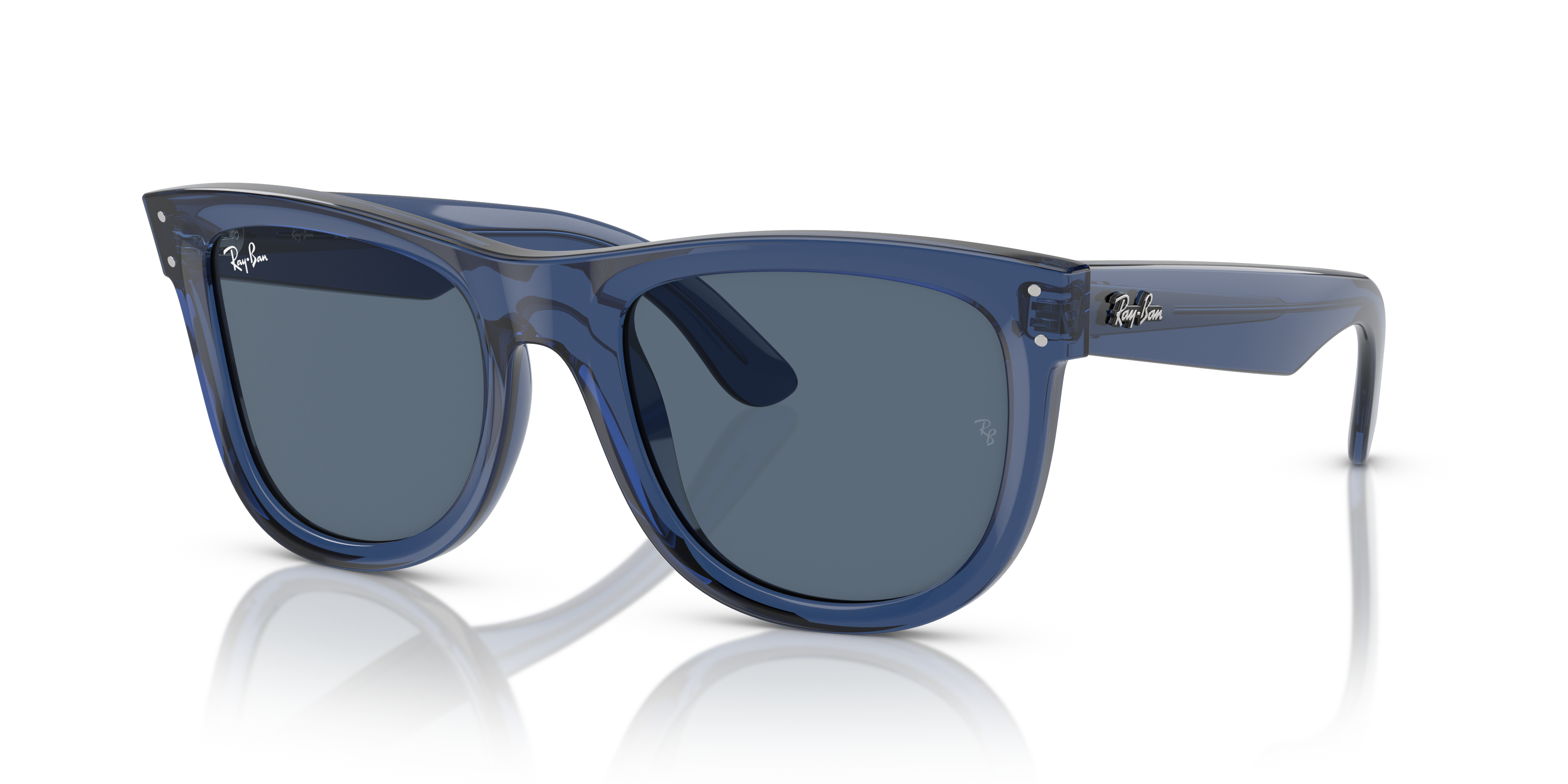 Ray-Ban Wayfarer Reverse S (50 - 22) with Blue lenses and Blue