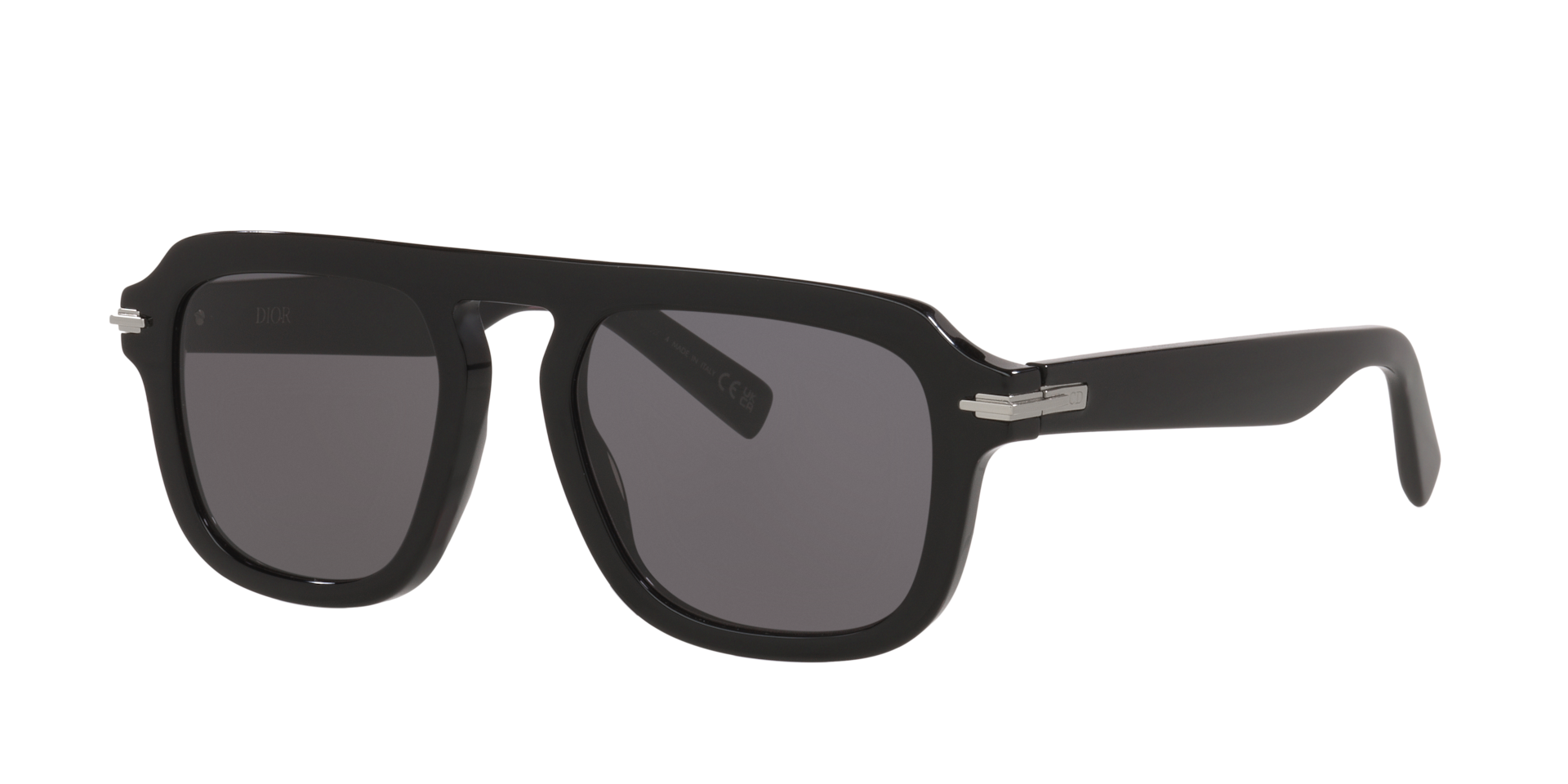 DIOR Man Sunglass Diorblacksuit S15I -  Frame color: Black, Lens color: Grey