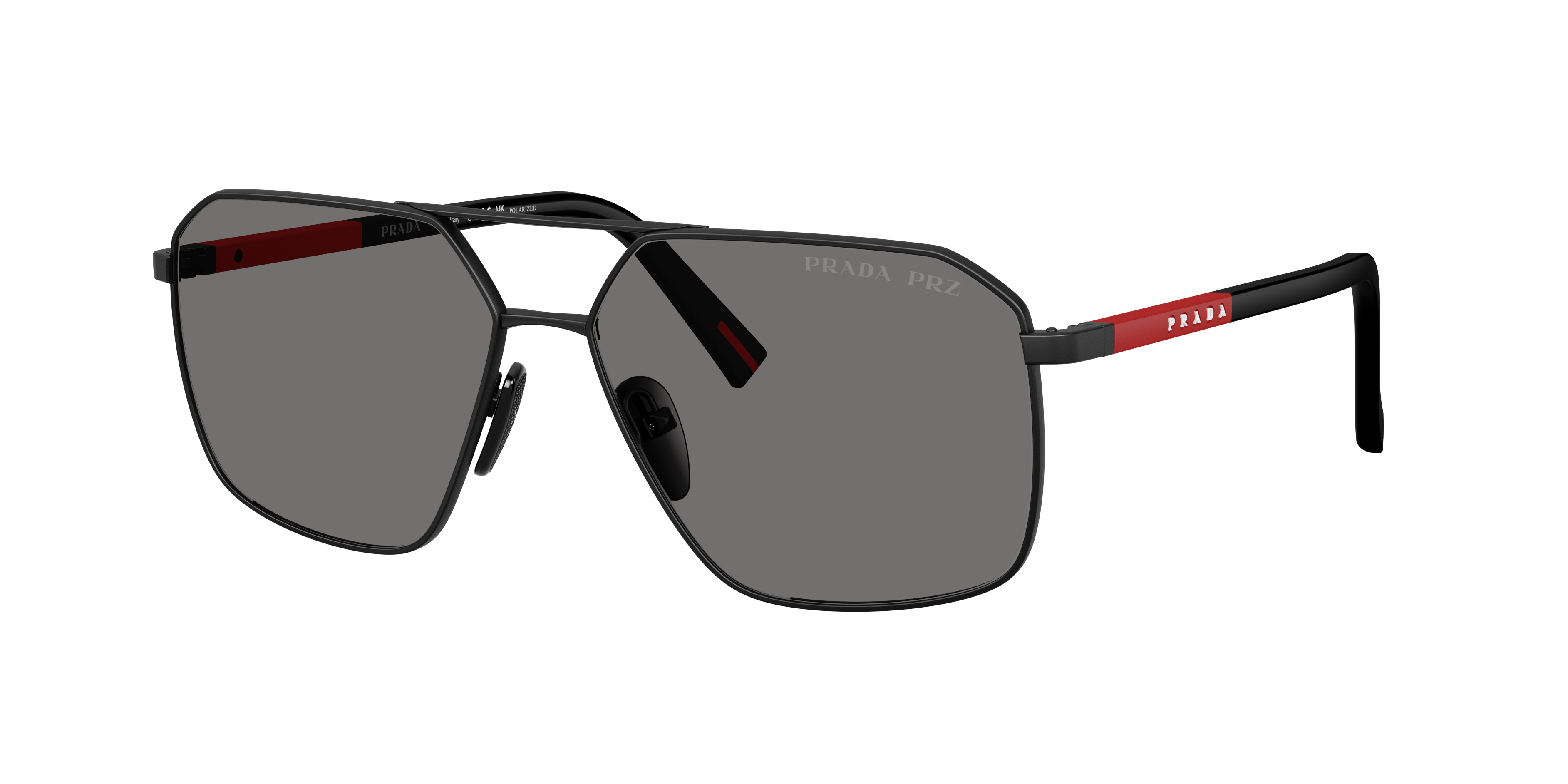 Prada Linea Rossa PS A50S XL (60 - 14) with Grey lenses and Black