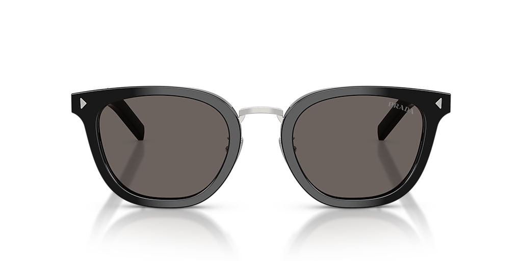Prada PR C01SD L (52 - 23) with Grey lenses and Black frame