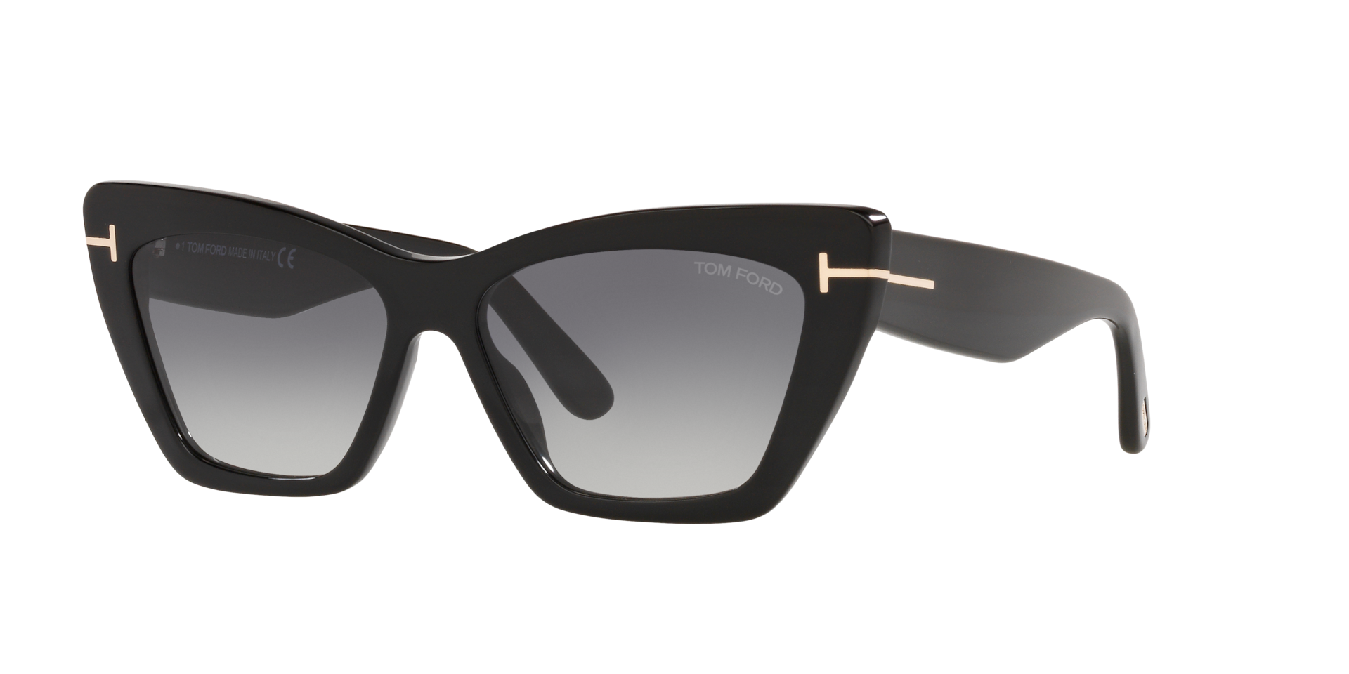 Tom Ford Femme Sunglass FT0871 - Couleur du Monture Noir brillant Couleur de Lentille Dgrad Gris 320 €