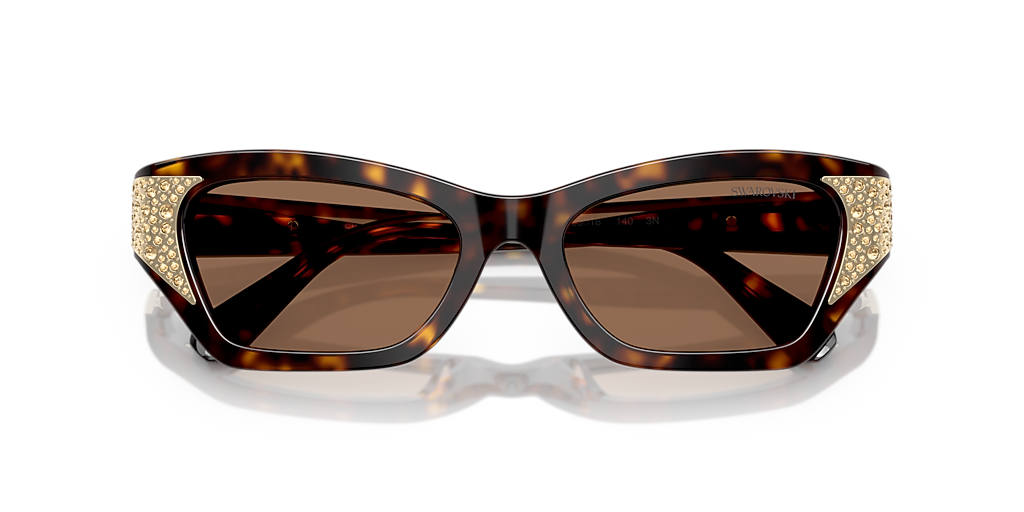 Swarovski SK6029 XL (53 - 18) with Brown lenses and Brown frame