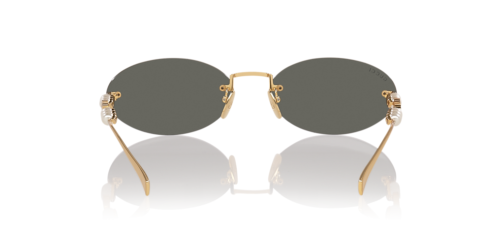 Gucci GG1922S XXL (62 - 17) with Grey lenses and Gold frame