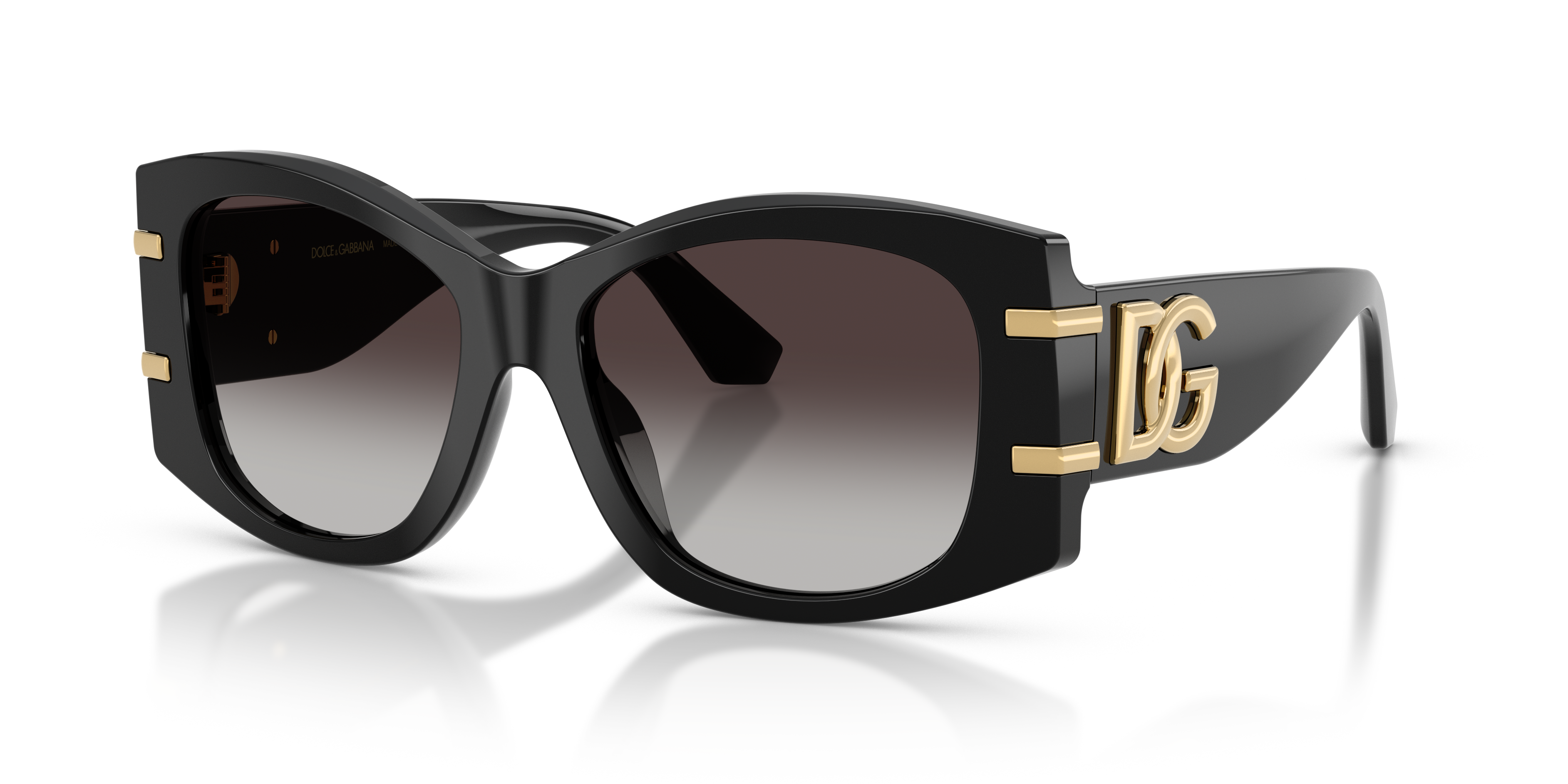 Dolce&Gabbana DG4501 M (54 - 17) with Grey lenses and Black frame