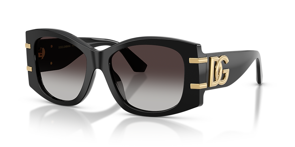 Dolce&Gabbana DG4501 M (54 - 17) with Grey lenses and Black frame