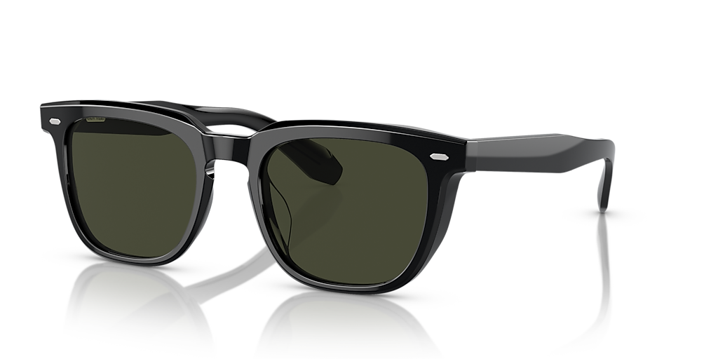 Oliver Peoples N.06 Sun L (52 - 20) with Green lenses and Black