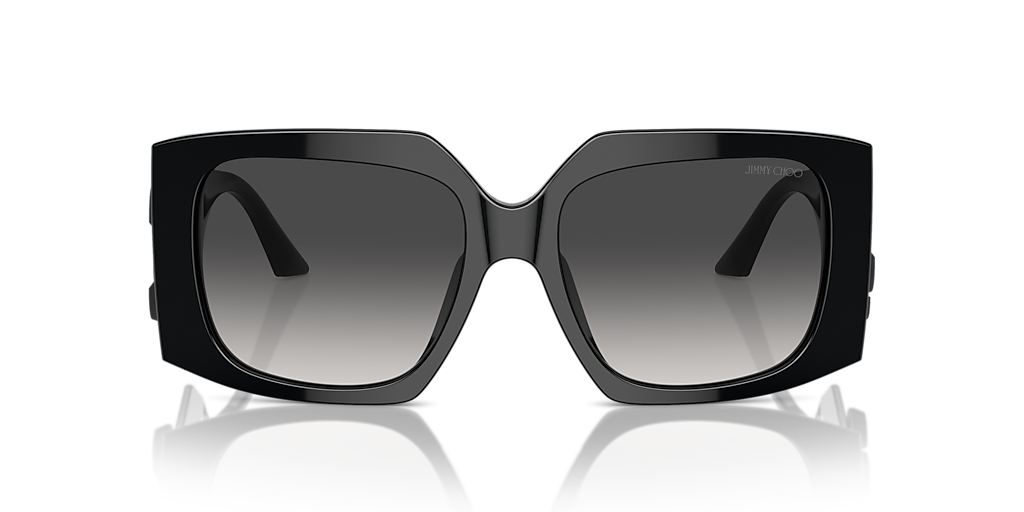 Jimmy Choo JC 5006U 500086 Black Plastic Butterfly Sunglasses Grey Gradient Lens Jimmy Choo JC 5006U 500086 Black Plastic Butterfly  main image 3
