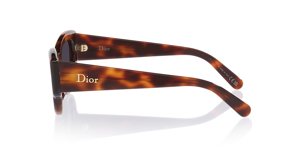 DIOR DIORLUCKYCHARMS B1I XS (53 - 17) with Grey lenses and Brown