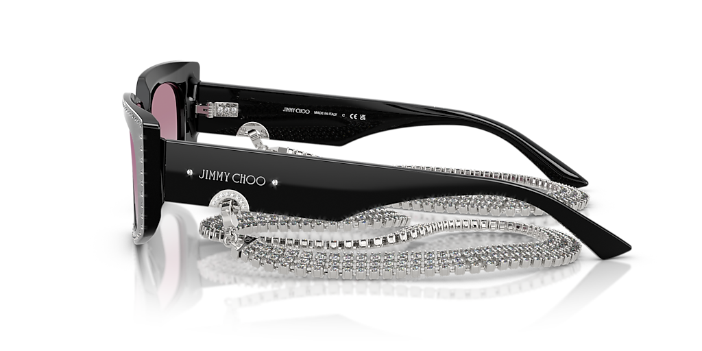 Jimmy Choo JC5033B XS (52 - 16) with Pink lenses and Black frame