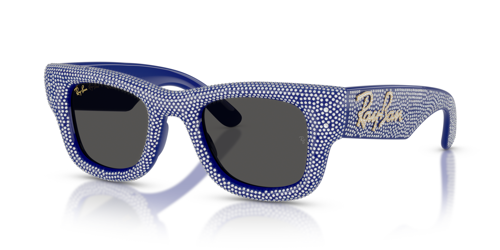 RB4940BP Wayfarer Puffer Crystal Pavè Edition
