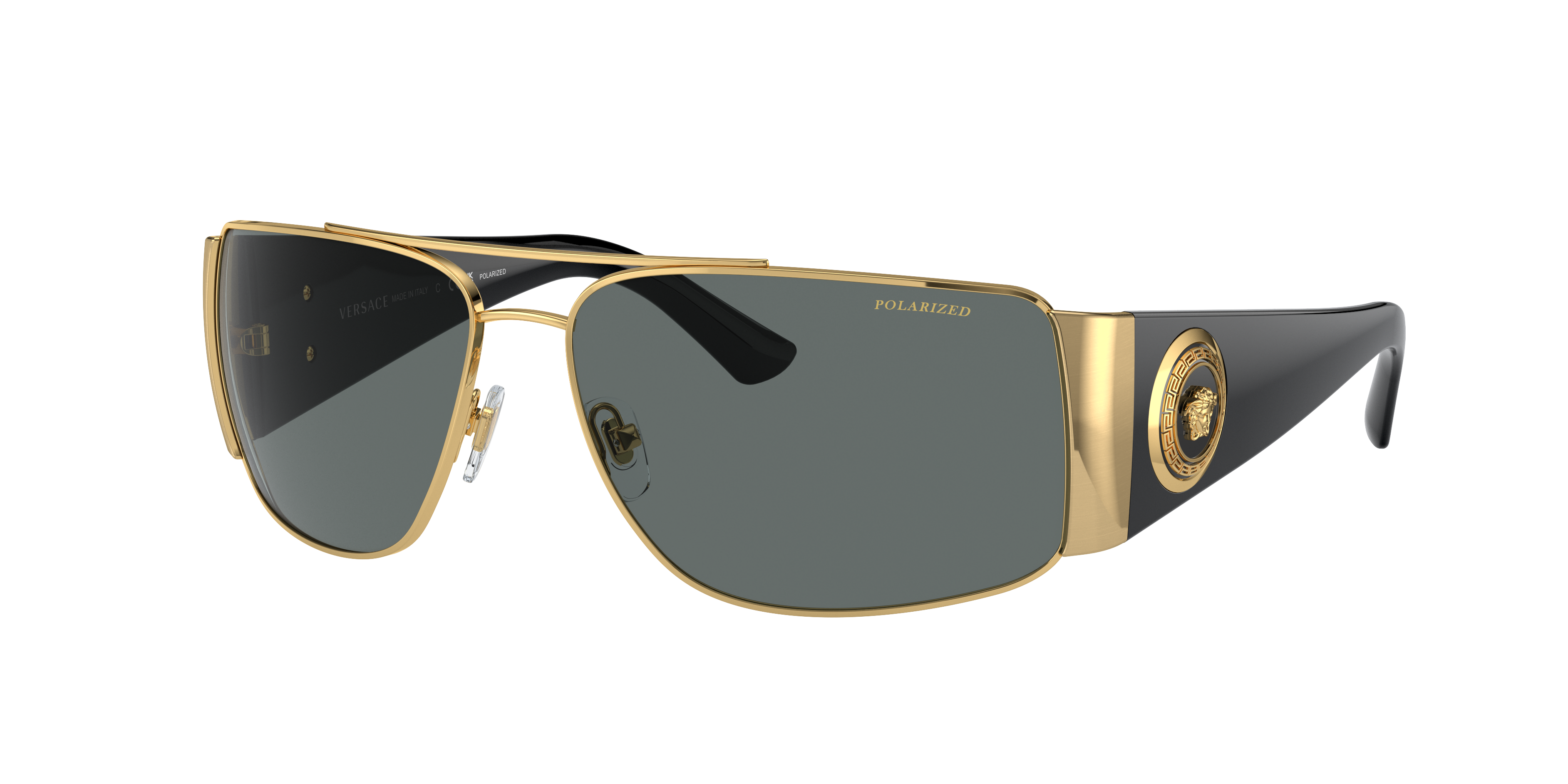 Versace VE2163 L (63 - 15) with Grey lenses and Gold frame