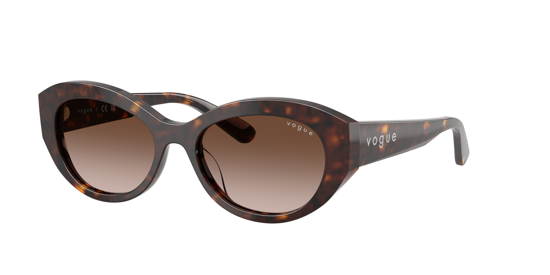 Vogue Eyewear Brown Woman Vo5659su W65613 Sunglasses Acetate Geometric Normal Nuanced - Image 2