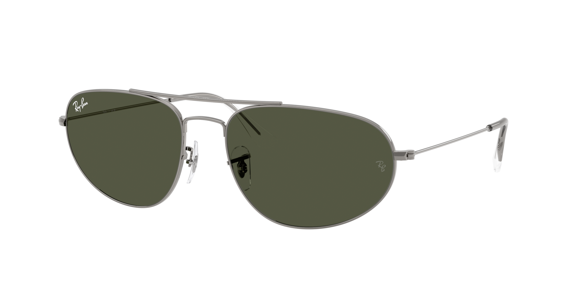 Ray-Ban Unisex Sunglass Explorer IV -  Frame color: Gunmetal, Lens color: Green